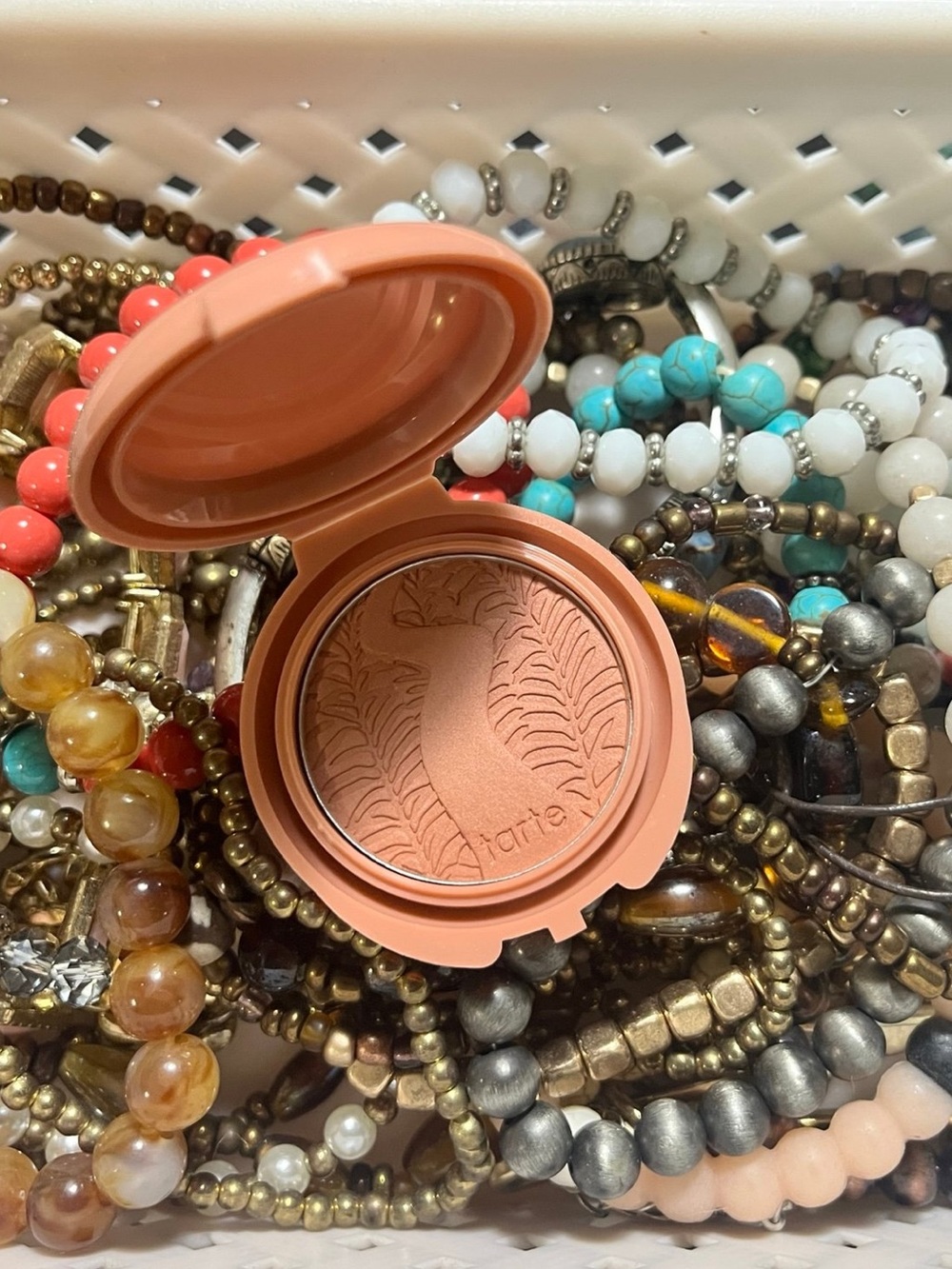 Tarte Amazonian Clay 12-hour Blush in the shade "shimma & shake"